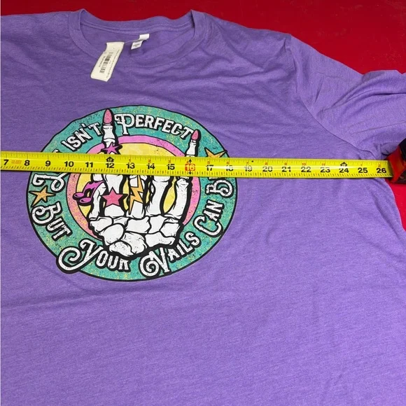 Purple Graphic T-Shirt - Picture 4 of 6